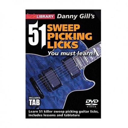 قیمت خرید فروش ویدیو آموزشی 51Sweep Picking Licks By Danny Gill