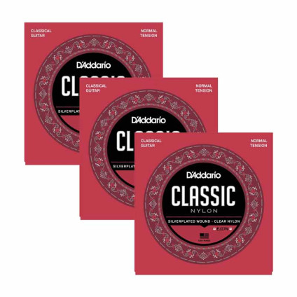 قیمت خرید فروش سیم گیتار کلاسیک Normal Tension Daddario EJ27N 3SETS