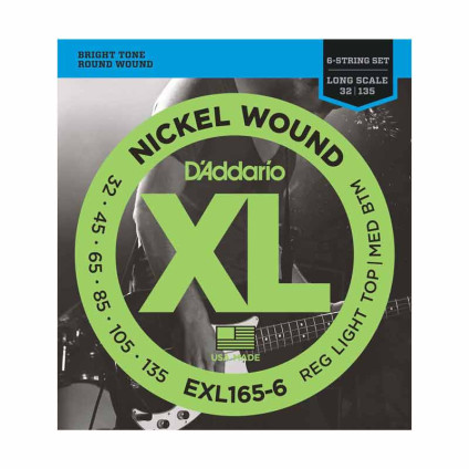 قیمت خرید فروش سیم گیتار باس 6 سیم Daddario EXL165-6
