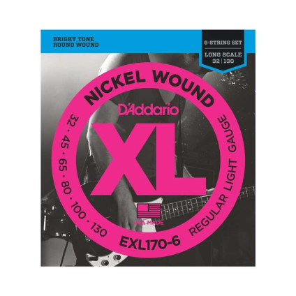 قیمت خرید فروش سیم گیتار باس 6 سیم Daddario EXL 170-6