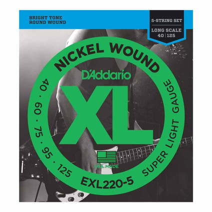 قیمت خرید فروش سیم گیتار باس 5 سیم Daddario EXL220-5