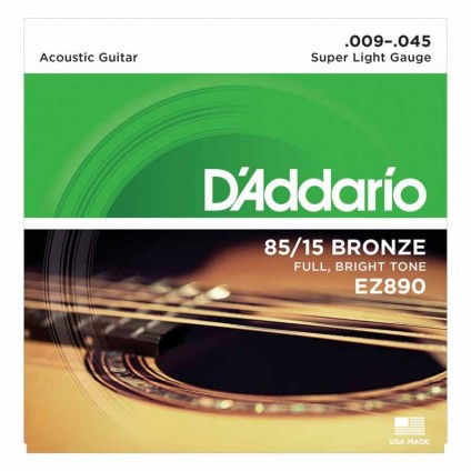 قیمت خرید فروش سیم گیتار آکوستیک 9-45 Daddario EZ890 Bronze