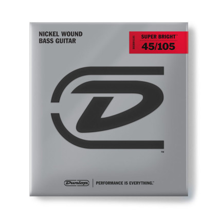 قیمت خرید فروش سیم گیتار باس 4 سیم Dunlop Super Bright 45-105