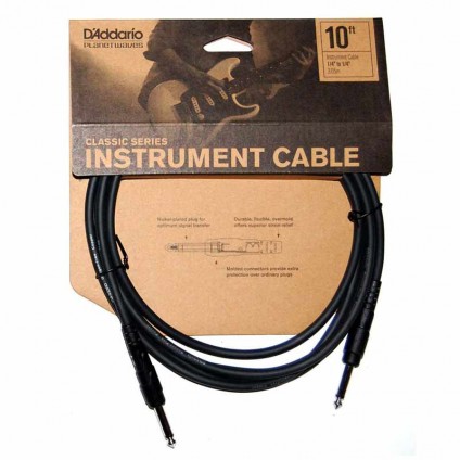 قیمت خرید فروش کابل گیتار TS to TS Daddario Classic Series 10ft Cable