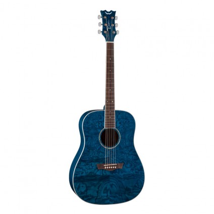 قیمت خرید فروش گیتار آکوستیک Dean AXS Dread Quilt Ash Trans Blue