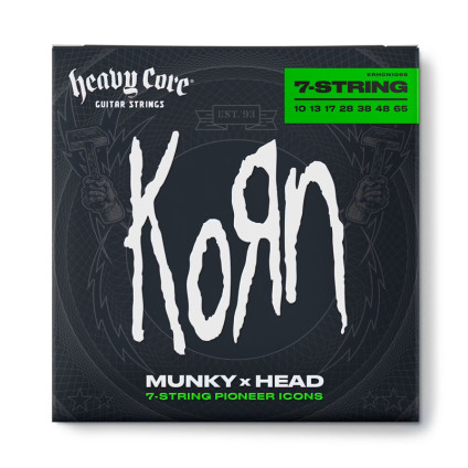 قیمت خرید فروش سیم گیتار الکتریک هفت سیم Dunlop Heavy Core KoRn 7-String 10-65
