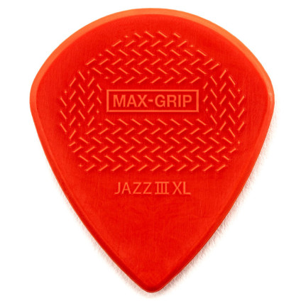 قیمت خرید فروش پیک گیتار Dunlop Jazz III XL Max Grip Nylon Red