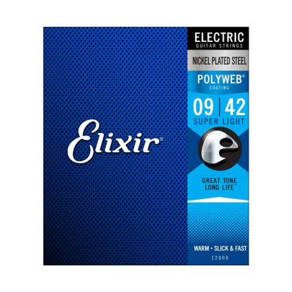 قیمت خرید فروش سیم گیتار الکتریک  9-42 Elixir 09-42 Polyweb