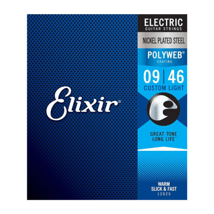 قیمت خرید فروش سیم گیتار الکتریک 9-46 Elixir 09-46 Polyweb