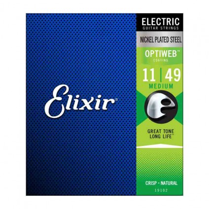 قیمت خرید فروش سیم گیتار الکتریک 11-49 Elixir 11 49 Optiweb