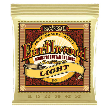 قیمت خرید فروش سیم گیتار آکوستیک 11-52 Ernie Ball 2004 Light Earthwood 80/20 Bronze 11-52