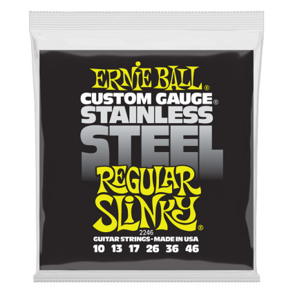 قیمت خرید فروش سیم گیتار الکتریک  10-46 Ernie Ball 2246 Regular Slinky Stainless Steel 10-46