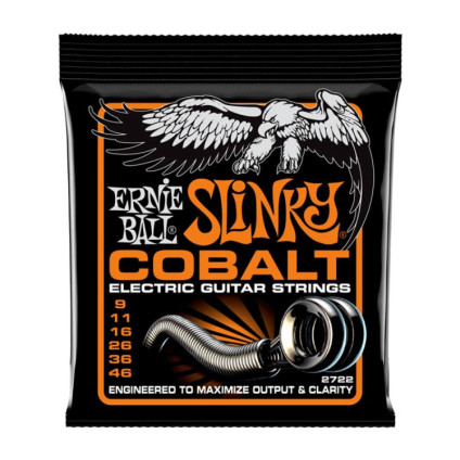 قیمت خرید فروش سیم گیتار الکتریک 9-46 Ernie Ball 2722 Cobalt Hybrid Slinky 09-46