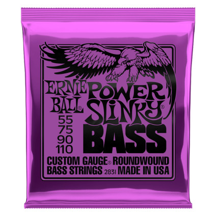 قیمت خرید فروش سیم گیتار باس 4 سیم Ernie Ball 2831 Power Slinky Bass 55-110