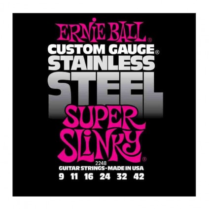 قیمت خرید فروش سیم گیتار الکتریک  9-42 Ernie Ball 2248 Steel Super Slinky 9-42