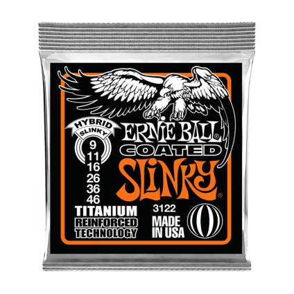 قیمت خرید فروش سیم گیتار الکتریک 9-46 Ernie Ball Coated Slinky 9-46 Titanium