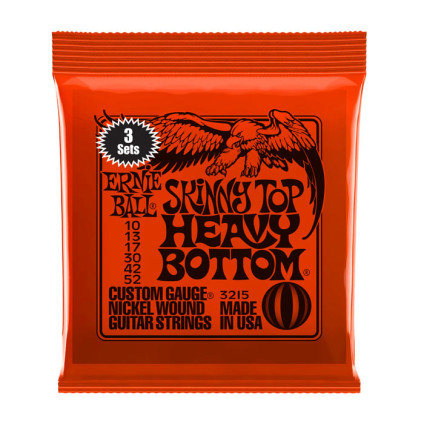 قیمت خرید فروش سیم گیتار الکتریک 10-52 Ernie ball Skinny Top Heavy Bottom 10-52|3Sets