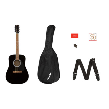 قیمت خرید فروش گیتار آکوستیک Fender FA 115 Dreadnought Pack Black