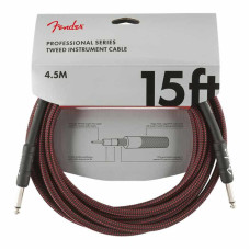 Fender Professional Series Instrument Cable Red Tweed 4.5m