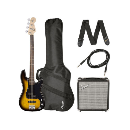 قیمت خرید فروش گیتار بیس 4 سیم Squier Affinity Precision Bass PJ LRL Pack Brown Sunburst