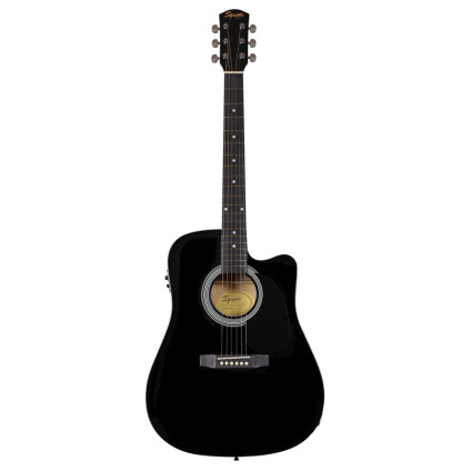 قیمت خرید فروش گیتار آکوستیک Squier SA 105CE Dreadnought Stained Hardwood Black