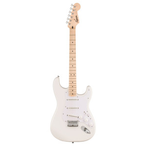Squier Sonic Strat HT MN WPG Arctic White