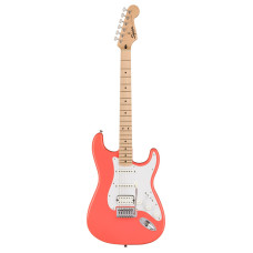 Squier Sonic Strat MN WPG HSS Tahitian Coral