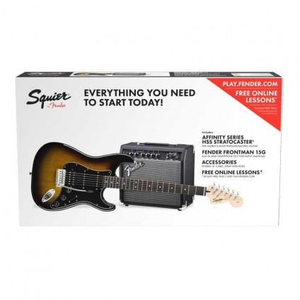 قیمت خرید فروش پکیج گیتار الکتریک Squier Affinity Strat BSB Pack