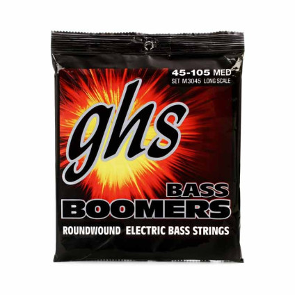 قیمت خرید فروش گیتار بیس 4 سیم ghs Boomers M3045 Long Scale 45-105