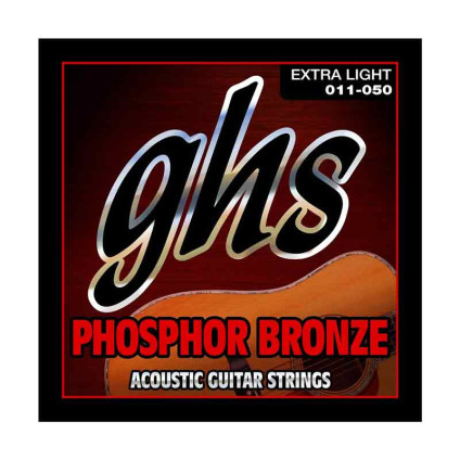 قیمت خرید فروش سیم گیتار آکوستیک 11-50 ghs Phosphor Bronze 11 50