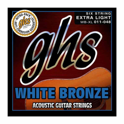 قیمت خرید فروش سیم گیتار آکوستیک 11-48 ghs White Bronze 11 48