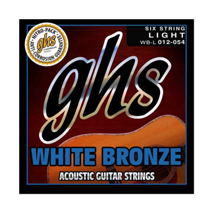 قیمت خرید فروش سیم گیتار آکوستیک 12-54 ghs White Bronze 12 54
