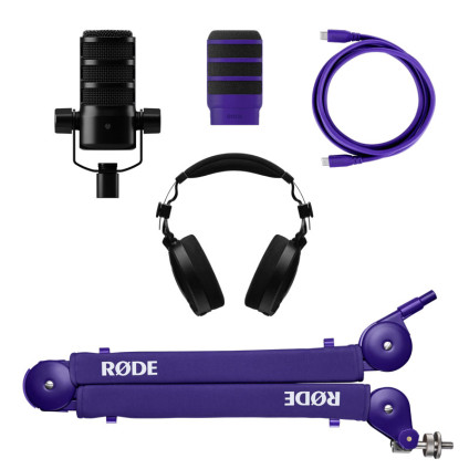 قیمت خرید فروش پکیج استودیویی RODE USB Podcast Expansion Kit Purple