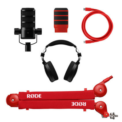قیمت خرید فروش پکیج استودیویی RODE USB Podcast Expansion Kit Red