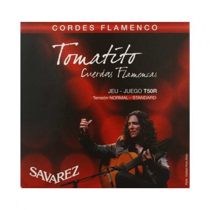 قیمت خرید فروش سیم گیتار فلامنکو Savarez Tomatito T50R