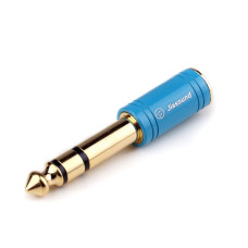 Shining Sound Headphone Adapter Blue JS 3.5mm To 1/4