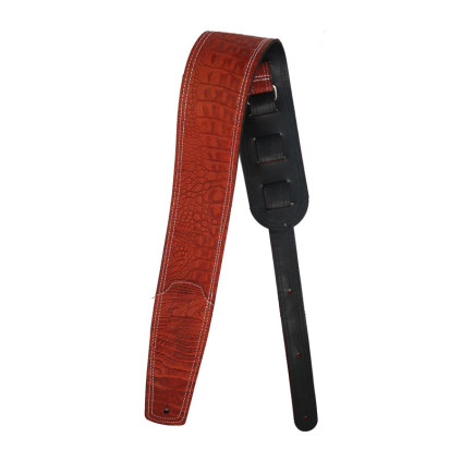 قیمت خرید فروش بند چرمی گیتار  Shining Sound LTH Snake Crest Full Reddish Brown
