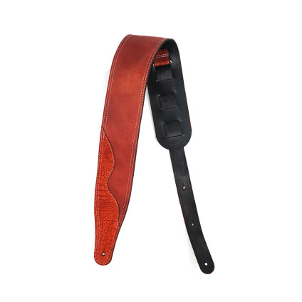 قیمت خرید فروش بند چرمی گیتار  Shining Sound LTH Wave Copper Brown Reddish Scales