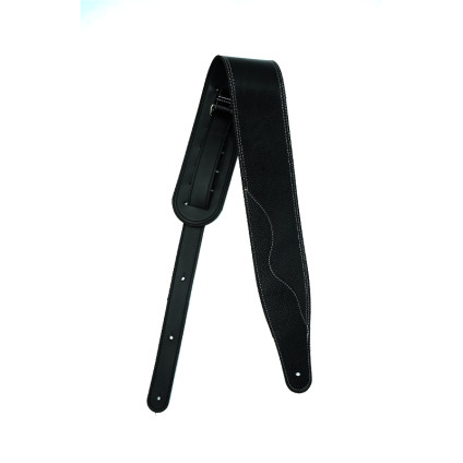 قیمت خرید فروش بند چرمی گیتار  Shining Sound WIDE LTH Black White