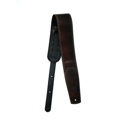 قیمت خرید فروش بند چرمی گیتار  Shining Sound WIDE LTH Snake Brown