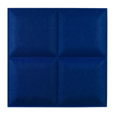 Shining Sound Wool Panel Squares Carbon Blue