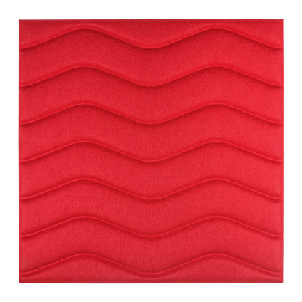 قیمت خرید فروش پنل آکوستیک Shining Sound Wool Panel Waves Red