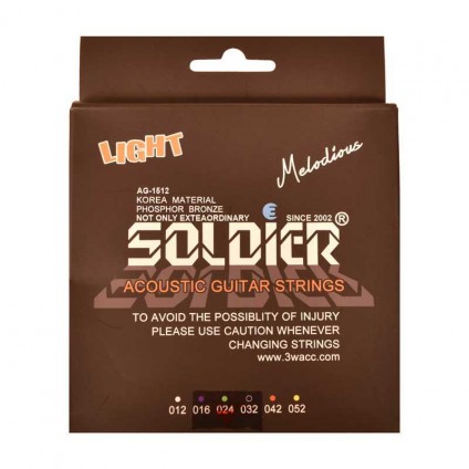قیمت خرید فروش سیم گیتار الکتریک 12-52 Soldier Light 12-52