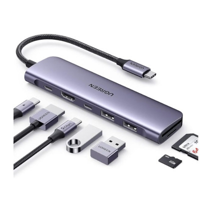 قیمت خرید فروش  UGREEN 7-in-1 Multifunction Adapter CM195 15214
