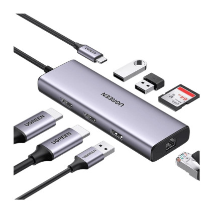 قیمت خرید فروش  UGREEN 9-in-1 Multifunction Adapter CM490 90119