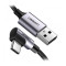 قیمت خرید فروش  UGREEN Rightangle USB A to USB C 2m Black US284 50942