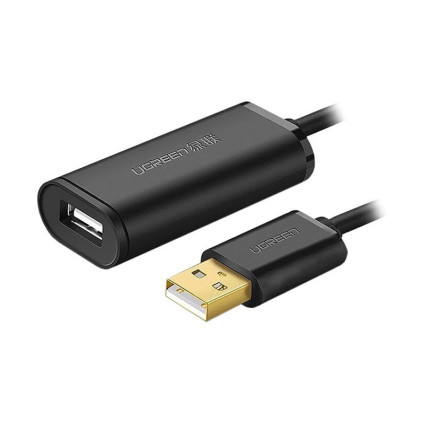 قیمت خرید فروش  UGREEN USB 2.0 Active Extension Cable With Chipset 5m Black US121 10319