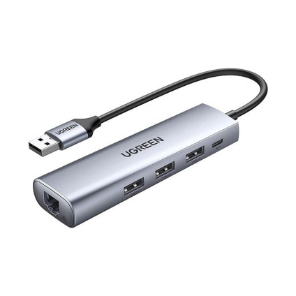 قیمت خرید فروش  UGREEN USB 3.0 to Gigabit Ethernet 3USB 3.0 A Adapter CM266 60812