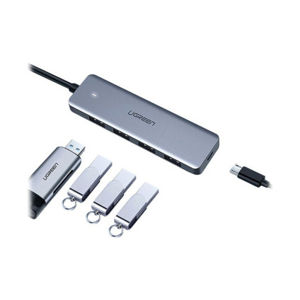 قیمت خرید فروش  UGREEN USB-C 3.0 to 4 Ports HUB CM219 70336