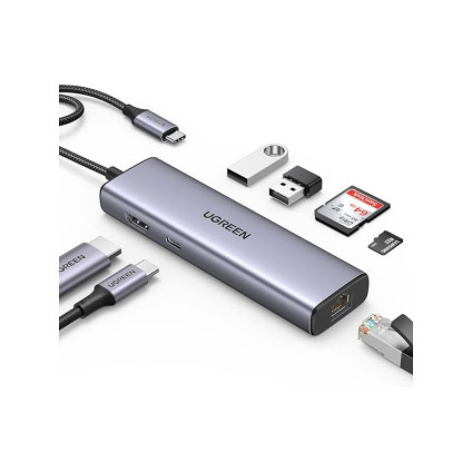 قیمت خرید فروش  UGREEN USB-C 7-In-1 Multifunction Adapter CM512
